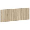 vidaXL Wall-Mounted Headboard ARNHEM Sonoma Oak Engineered Wood