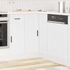 vidaXL Kitchen Corner Base Cabinet Porto White Engineered Wood