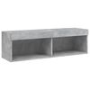 vidaXL 5 Piece TV Wall Units with LED Concrete Grey Engineered Wood