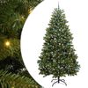 vidaXL Artificial Christmas Tree Green 270 cm PVC and Metal