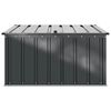 vidaXL Garden Storage Box Black 101 x 82 x 50 cm Steel