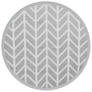 vidaXL Outdoor Carpet ARAKIL Grey &Oslash;160 cm PP