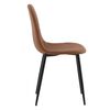 Venture Home Dining Chairs 2 pcs Polar Leather-look Brown and Black