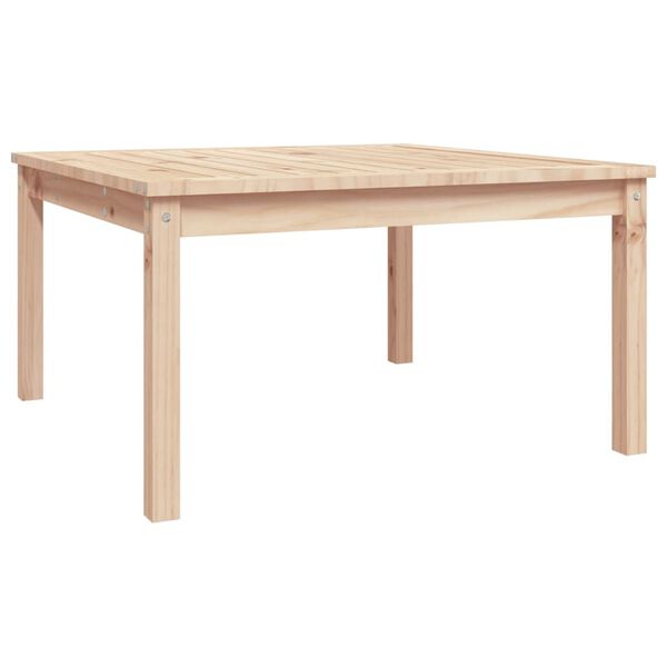 vidaXL Garden Table 82.5x82.5x45 cm Solid Wood Pine
