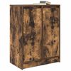 vidaXL Sideboard Smoked Oak 57x34x76 cm Engineered Wood