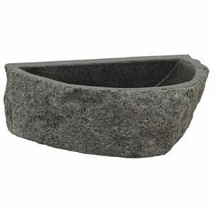 vidaXL Wall-mounted Basin Grey 37 x 30 x 12 cm River Stone