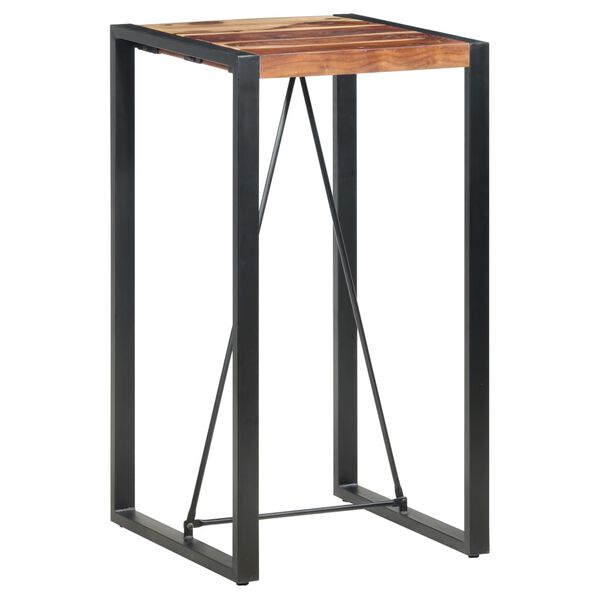 vidaXL Bar Table 60x60x110 cm Solid Acacia Wood