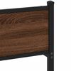 vidaXL Bed Frame without Mattress Brown Oak 75x190 cm Small Single Engineered Wood