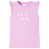 Kids' T-shirt with Ruffle Sleeves Lila 116