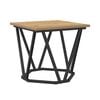 vidaXL Side Table Set 2 pcs Artisan Oak Engineered Wood and Steel