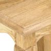 vidaXL 3 Piece Nesting Table Set Solid Mango Wood