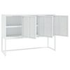 vidaXL Sideboard White 105x35x75 cm Steel