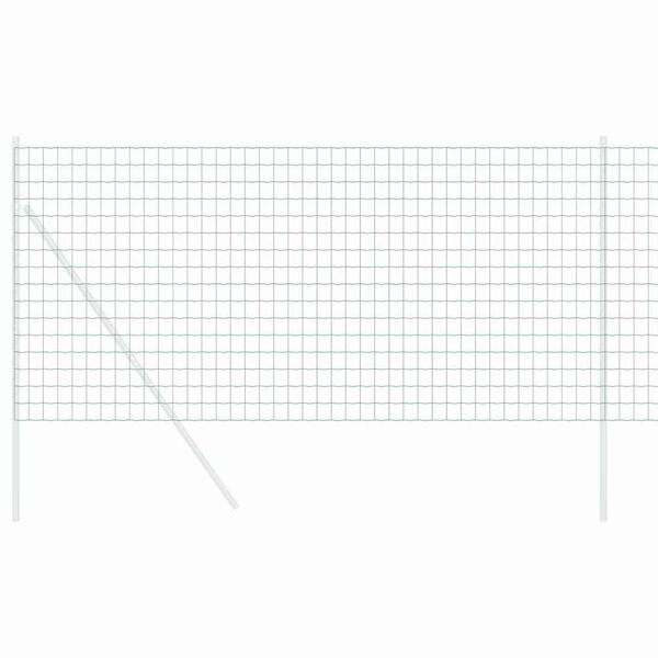 vidaXL Euro Fence Green 0.6 x 10 m PVC-coated iron