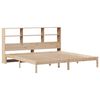 vidaXL Bookcase Bed without Mattress 180x200 cm Super King Solid Wood Pine