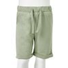 Kids' Shorts with Drawstring Light Khaki 104
