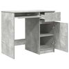 vidaXL Desk Concrete Grey 86x49x76 cm Engineered Wood