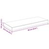 vidaXL Floating Wall Shelf High Gloss White 60x23.5x3.8 cm MDF