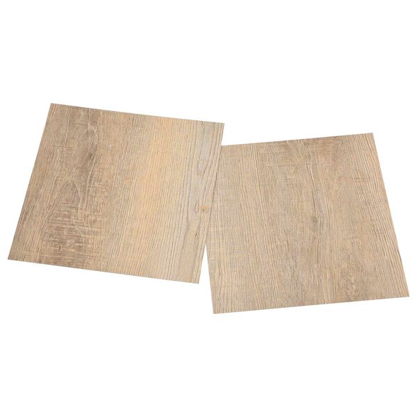 vidaXL Flooring Planks 55 pcs Brown 5.11 m&sup2; PVC