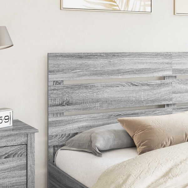 vidaXL Headboard Grey Sonoma 180 cm Engineered Wood