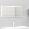vidaXL 2 Piece Bathroom Furniture Set High Gloss White Engineered Wood