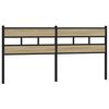 vidaXL Replace Headboard Sonoma Oak 193 cm Iron and Engineered Wood