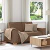 vidaXL 2-Seater Sofa Brown 160x78x84 cm Fabric