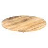 vidaXL Table Top Solid Mango Wood Round 25-27 mm 40 cm