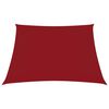 vidaXL Sunshade Sail Oxford Fabric Square 4x4 m Red