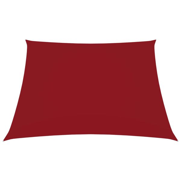 vidaXL Sunshade Sail Oxford Fabric Square 4x4 m Red
