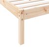 vidaXL Extra Long Bed Frame without Mattress 80x220 cm Solid Wood Pine