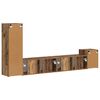 vidaXL TV Cabinet Set Wall-mounted 3 pcs Old Wood Engineered Wood