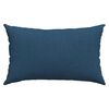 vidaXL Sofa Pillows 2 pcs Blue 50 x 30 cm Fabric