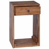 vidaXL Bedside Table Brown 63 x 30 x 79 cm Solid Mahogany Wood