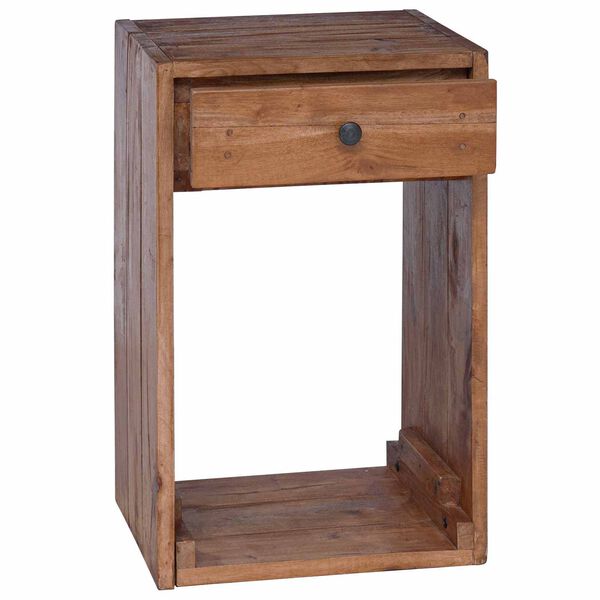 vidaXL Bedside Table Brown 63 x 30 x 79 cm Solid Mahogany Wood