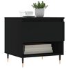 vidaXL Coffee Tables 2 pcs Black 50x46x50 cm Engineered Wood
