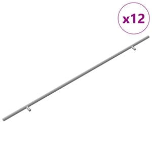 vidaXL Cabinet Handle 12 pcs Silver 800 mm Stainless Steel