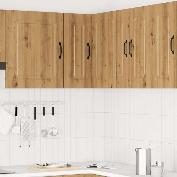 vidaXL Kitchen Wall Corner Cabinet Kalmar Artisan Oak Engineered Wood
