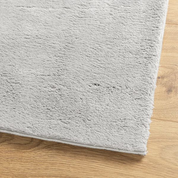 vidaXL Rug HUARTE Short Pile Soft and Washable Grey 80x150 cm