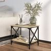 vidaXL Side Table Sonoma Oak 55x38x45 cm Engineered Wood