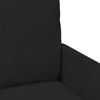 vidaXL Sofa Sets with Cushion 3 pcs Black 115 x 56 x 80 cm Plywood