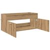 vidaXL Sink cabinet with Storage with Door Artisan Oak Engineered Wood