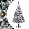 vidaXL Artificial Christmas Tree White 210 cm