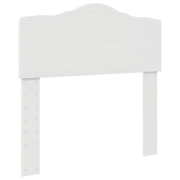vidaXL Headboard with Headboard White 75 cm Engineered wood