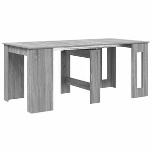vidaXL Dinning Table 180 x 85 x 75 cm Engineered Wood Grey Sonoma