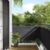 vidaXL Balcony Screen Anthracite 75x1000 cm 100% Polyester Oxford