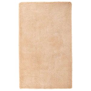 vidaXL Shaggy Rug High Pile NAVARRA Beige 80x150 cm Polyester