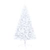 vidaXL Artificial Half Pre-lit Christmas Tree with Ball Set White 120 cm