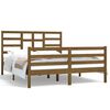 vidaXL Bed Frame without Mattress Honey Brown Solid Wood 150x200 cm
