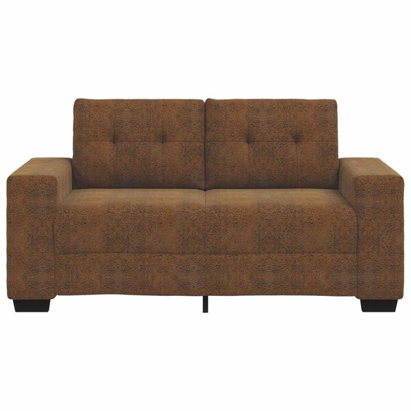 vidaXL Sofa Brown 160 x 80 x 82 cm Fabric