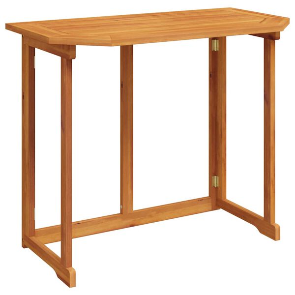vidaXL Bistro Table 90x50x75 cm Solid Acacia Wood